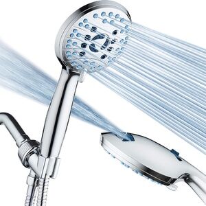 AquaCare High Pressure 8-mode Handheld Shower Head - Anti-clog Nozzles